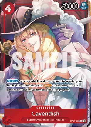 Cavendish (Box Topper) - Romance Dawn - One Piece Card Game