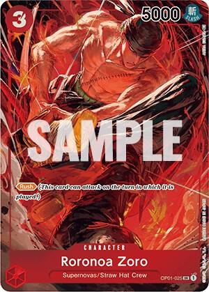 Roronoa Zoro (025) (Parallel) - Romance Dawn - One Piece Card Game