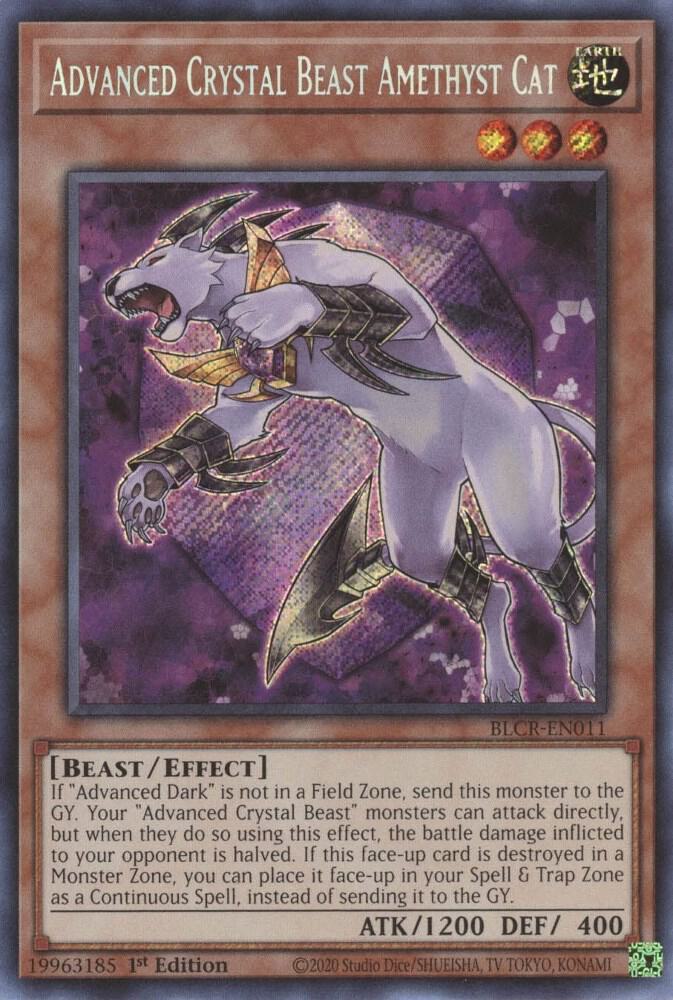 Yu-Gi-Oh! Carta Singola – Crystal Beast Amethyst Cat (FOTB-EN002) – Force Of The Breaker