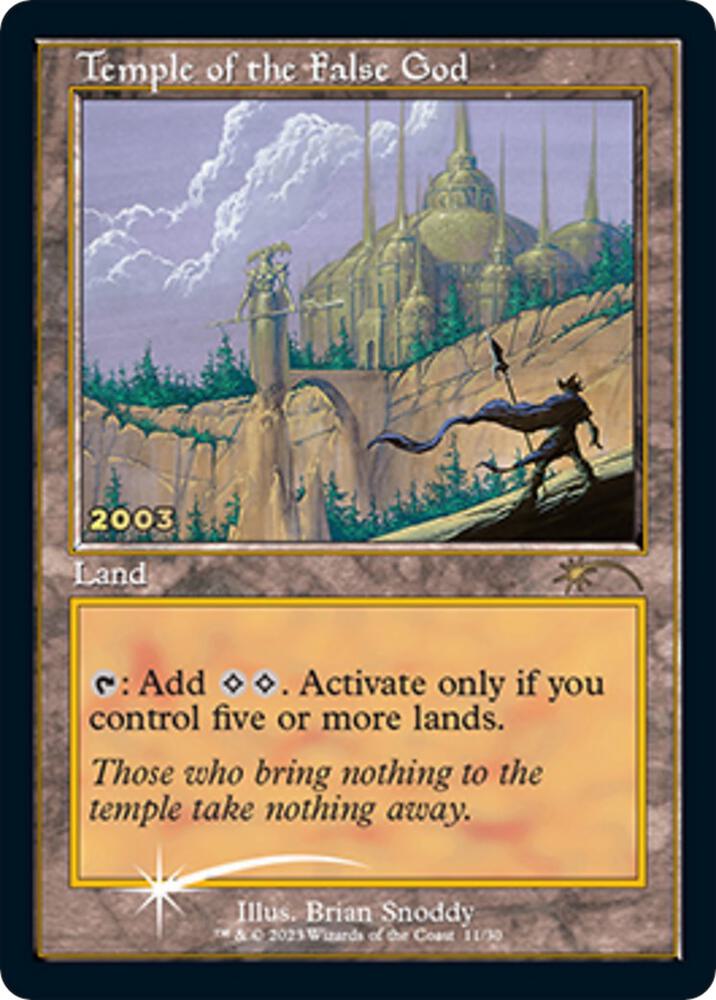 Temple of the False God - 30th Anniversary Promos - Magic: The