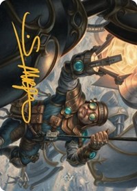 Powerstone Engineer Art Card (Gold-Stamped Signature)