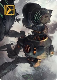 Rust Goliath Art Card (Gold-Stamped Signature) - Art Series: The Brothers' War - Magic: The Gathering card