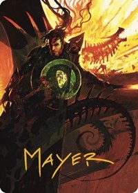 Mishra's Command Art Card (Gold-Stamped Signature)