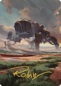 Plains (48) Art Card (Gold-Stamped Signature)