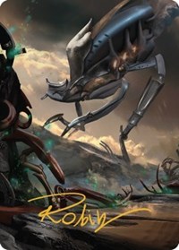 Swamp (51) Art Card (Gold-Stamped Signature)