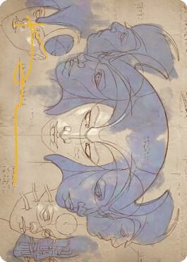 Helm of the Host Art Card (Gold-Stamped Signature)