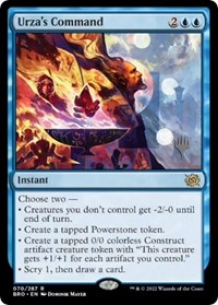 Urza's Command (Promo Pack: The Brothers' War)