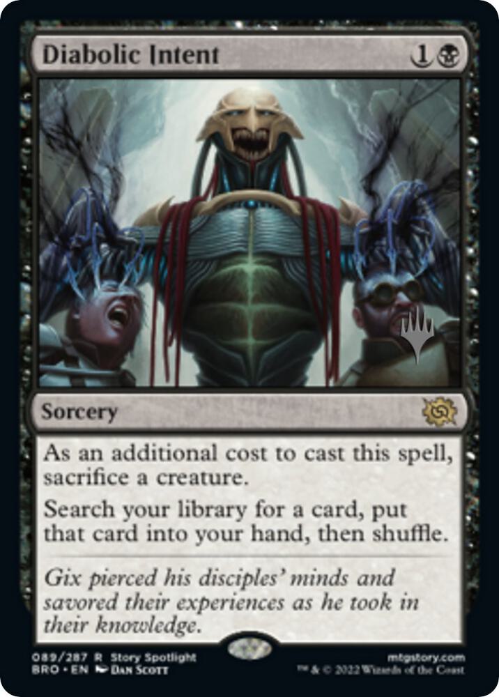 Diabolic Intent - Promo Pack: The Brothers' War - Magic: The
