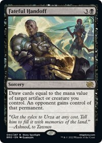 Fateful Handoff - Promo Pack: The Brothers' War - Magic: The Gathering card
