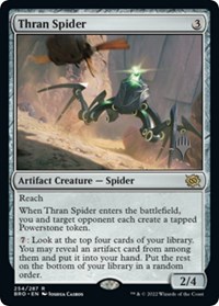Thran Spider - Promo Pack: The Brothers' War - Magic: The Gathering card