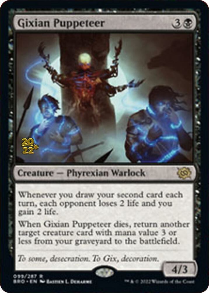 Gixian Puppeteer #99s — The Brothers' War Promos
