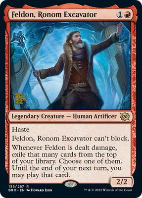 Feldon, Ronom Excavator #135 – Prerelease Cards (Rare)