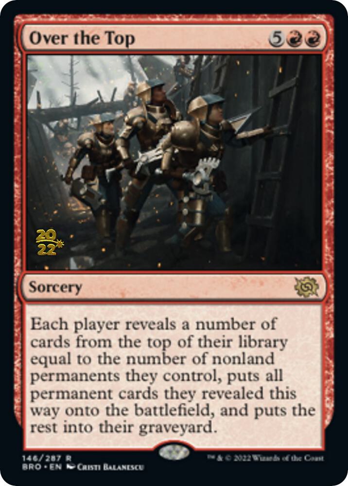 Over the Top #146s — The Brothers' War Promos