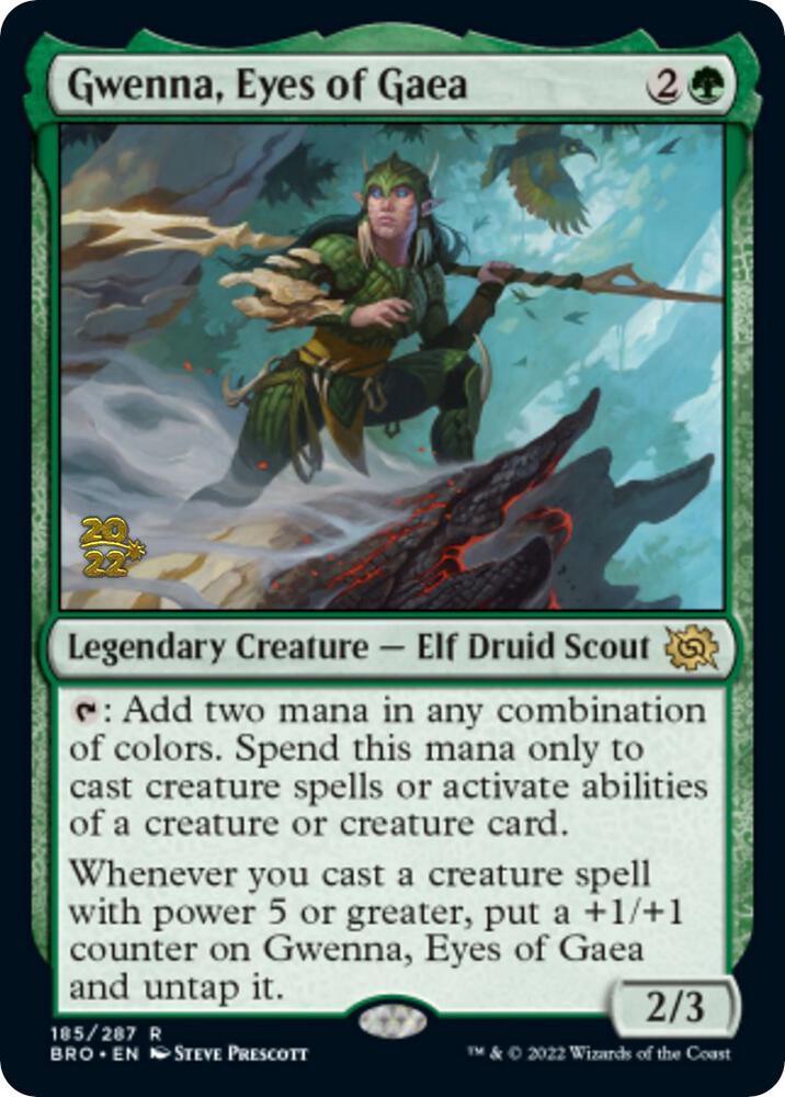 Gwenna, Eyes of Gaea #185s — The Brothers' War Promos