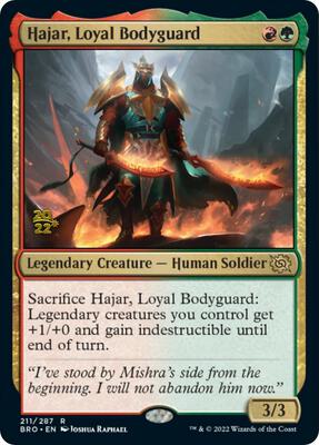 Hajar, Loyal Bodyguard #211 – Prerelease Cards (Rare)