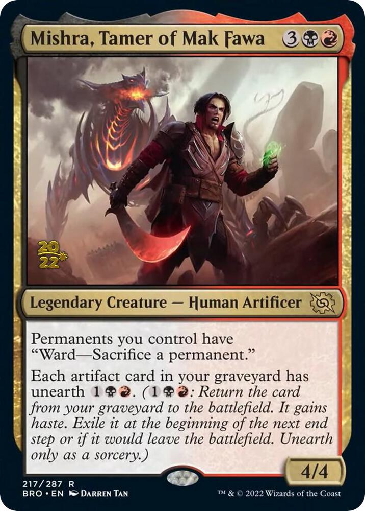 Mishra, Tamer of Mak Fawa #217s — The Brothers' War Promos