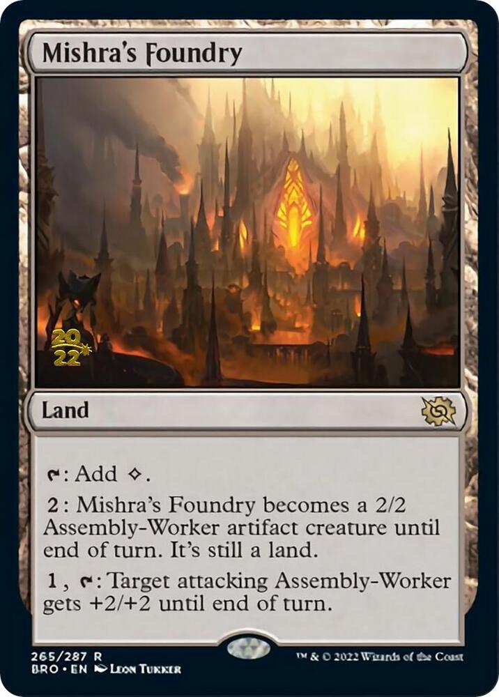 Mishra's Foundry #265s — The Brothers' War Promos