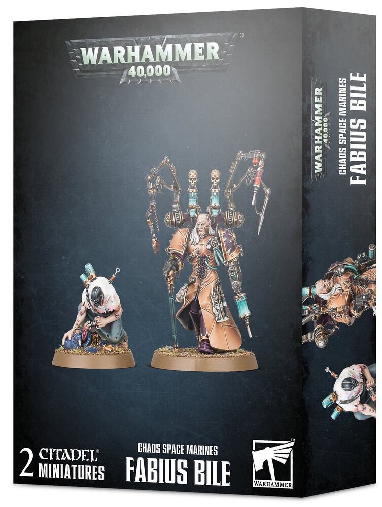 Warhammer 40K Chaos Space Marines Fabius Bile Warhammer Plastic Box Warhammer 40K Chaos Space Marines Fabius Bile Warhammer Plastic Box