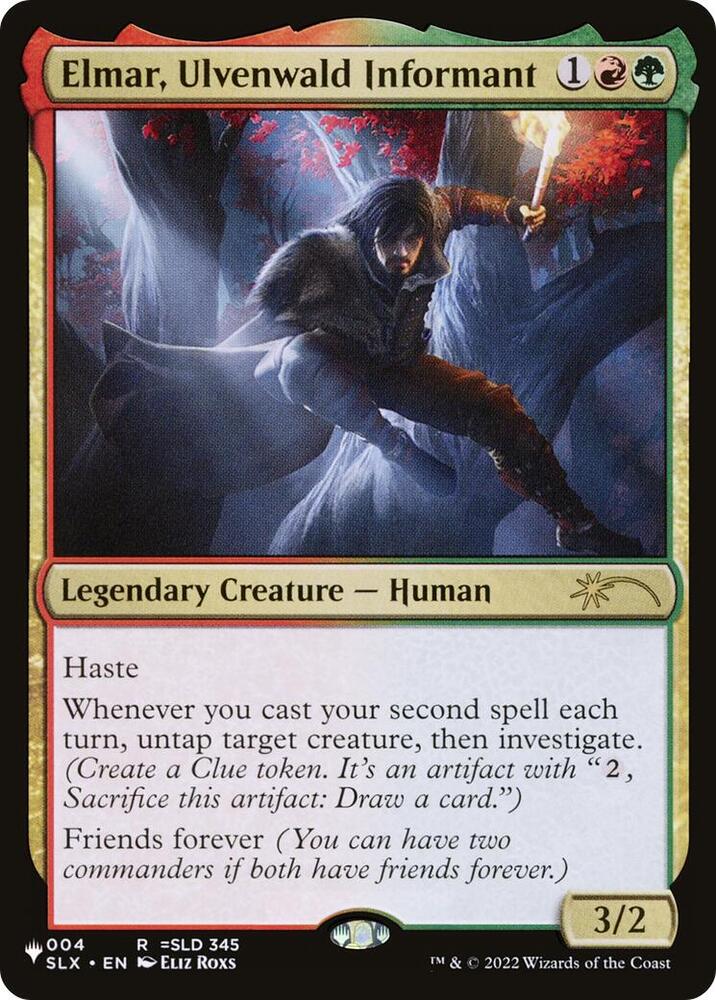 Elmar, Ulvenwald Informant #SLX-4 — The List
