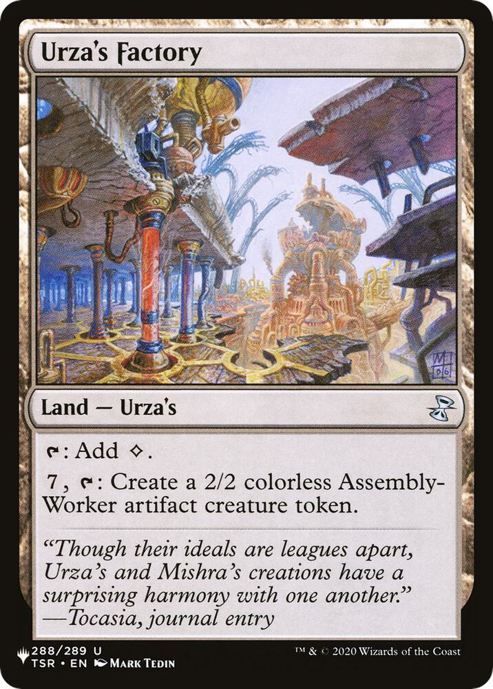 Urza's Factory 288/289 card