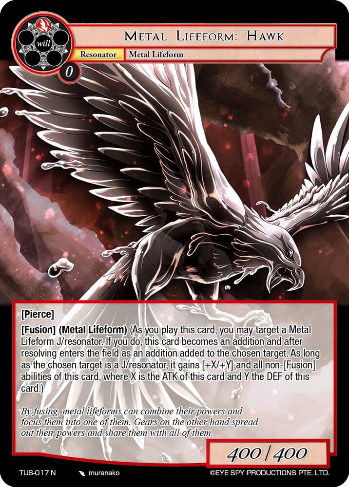 Metal Lifeform: Hawk