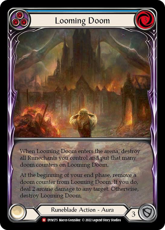 Looming Doom (Extended Art) - Dynasty - Flesh and Blood TCG