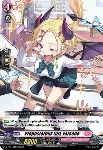 Preposterous Girl, Farselle