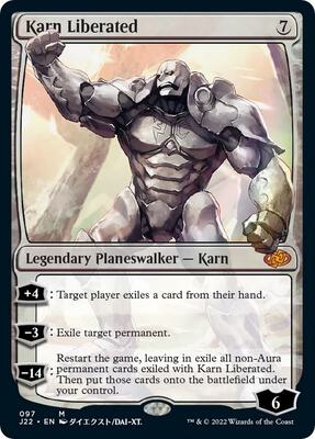 マジック：ザ・ギャザリング - MTG 英語版 NPH Karn Liberated(開放された者、カーン) 0036)解放された者、カーン/Karn Liberated《英語》【SLP】