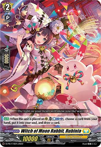 Witch of Moon Rabbit Rubinia D PR 119EN Price & Card Details — D