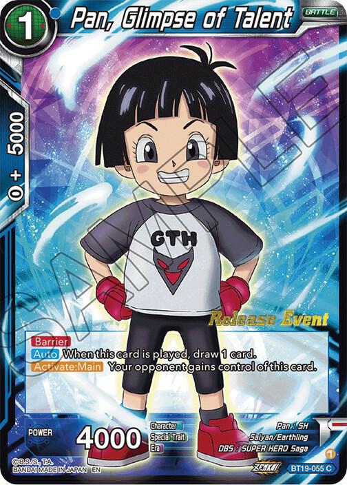 Pan, Glimpse of Talent (Fighter's Ambition Holiday Pack) #BT19-055 — Tournament Promotion Cards
