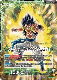 Veku // Gogeta, Fusion Complete (Fighter's Ambition Holiday Pack) card art