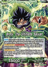 Broly // Broly, the Ultimate Saiyan (Fighter's Ambition Holiday Pack) card art