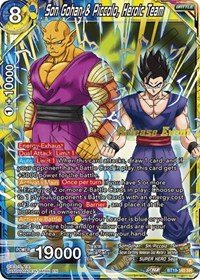 Son Gohan & Piccolo, Heroic Team (Fighter's Ambition Holiday Pack) card art