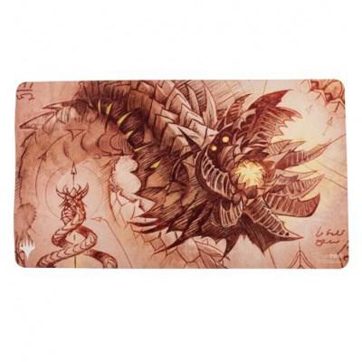 ワームとぐろエンジン　プレイマット The Brothers' War Schematic Art Wurmcoil Engine Playmat for Magic