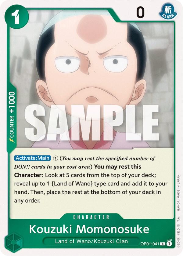 Kouzuki Momonosuke - Romance Dawn - One Piece Card Game