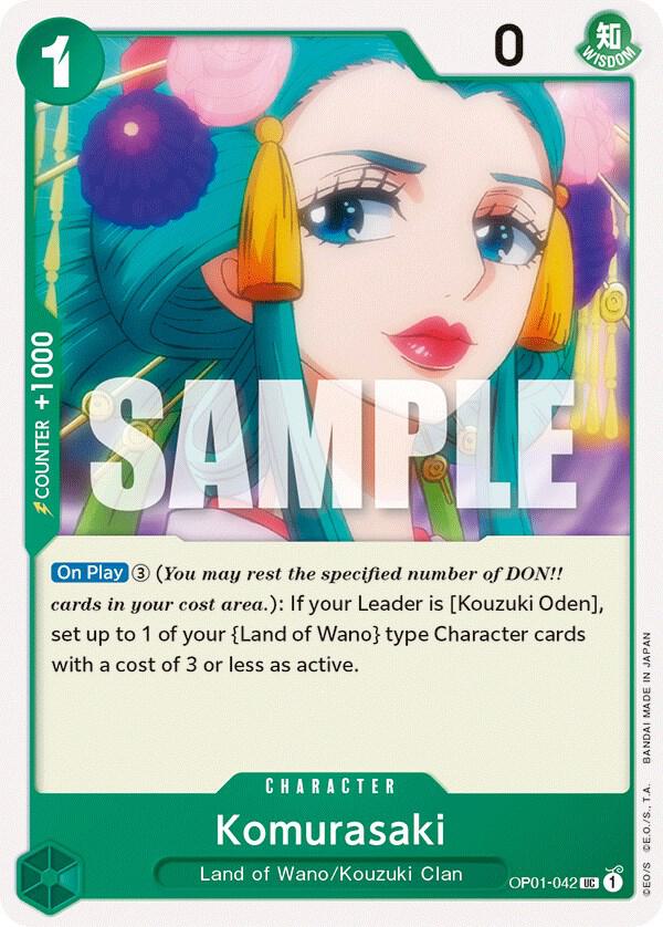 Komurasaki onepiece card