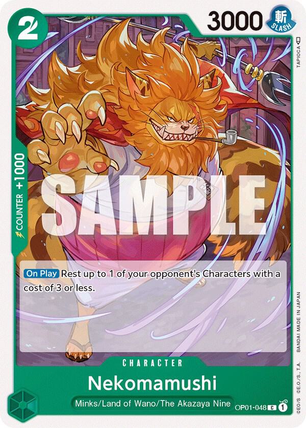 Nekomamushi onepiece card