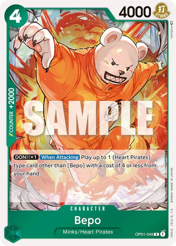 Bepo onepiece card