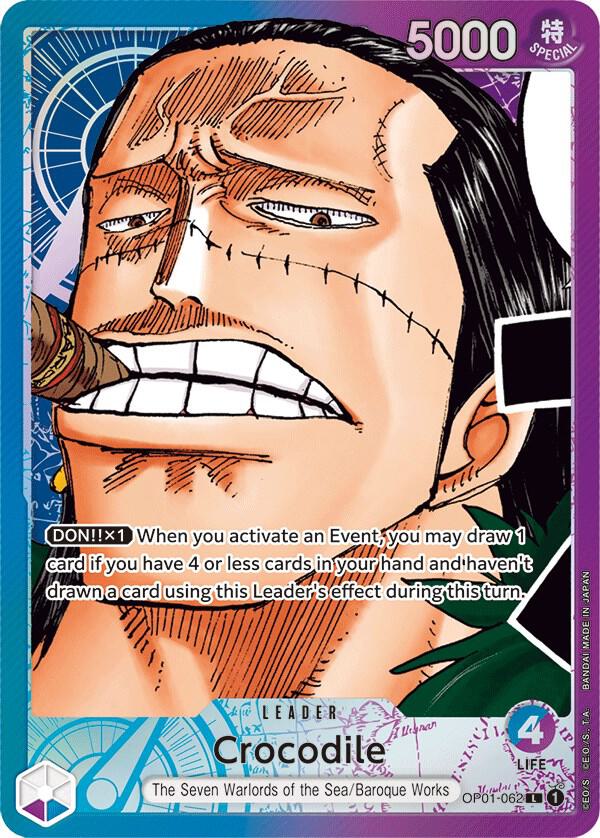 Crocodile 062 Parallel onepiece card