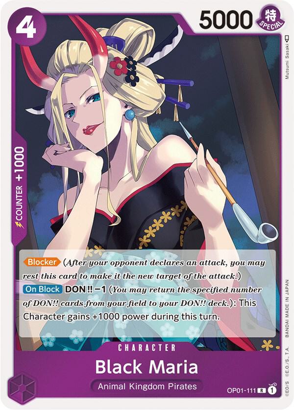 Black Maria onepiece card