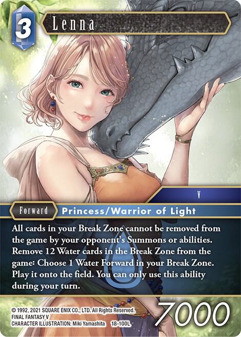 ファイナルファンタジーTCG レノカード Lenna - Resurgence of Power - Final Fantasy TCG - TCGplayer.com
