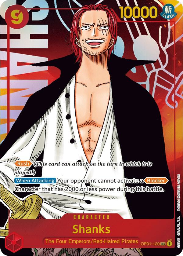 Shanks (Parallel) - Romance Dawn - One Piece Card Game - TCGplayer.com