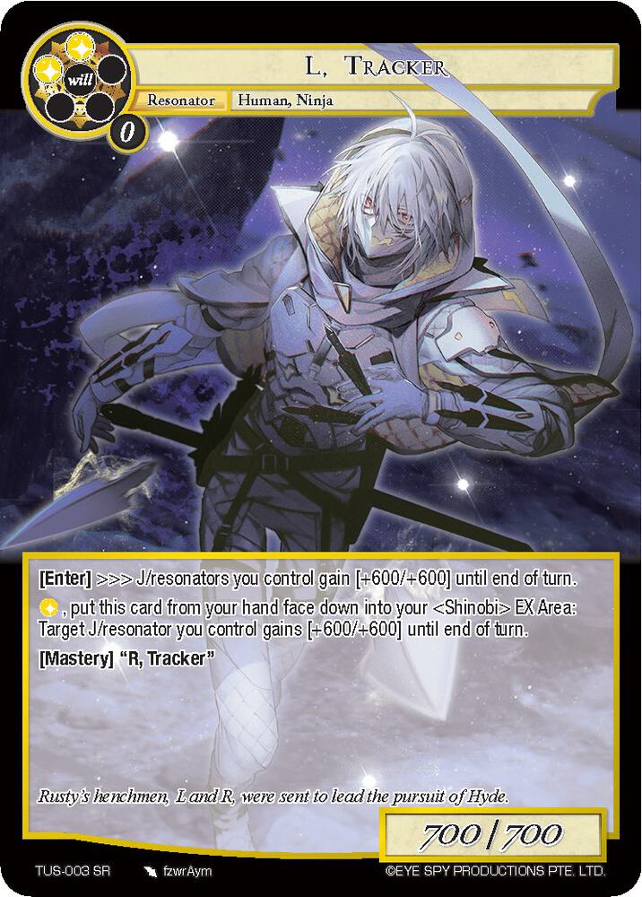 L, Tracker - The Underworld of Secrets - Force of Will - TCGplayer.com