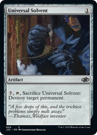 Universal Solvent - Jumpstart 2022 - Magic: The Gathering card