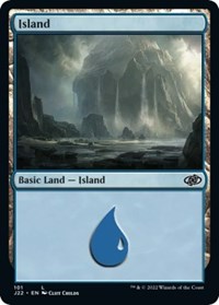 Island (101) - Jumpstart 2022 - Magic: The Gathering card