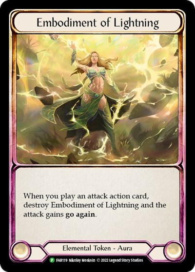 Embodiment of Lightning - FAB119 Flesh and Blood: Promo Cards card price