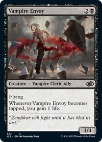 Vampire Envoy - Jumpstart 2022 - Magic: The Gathering card