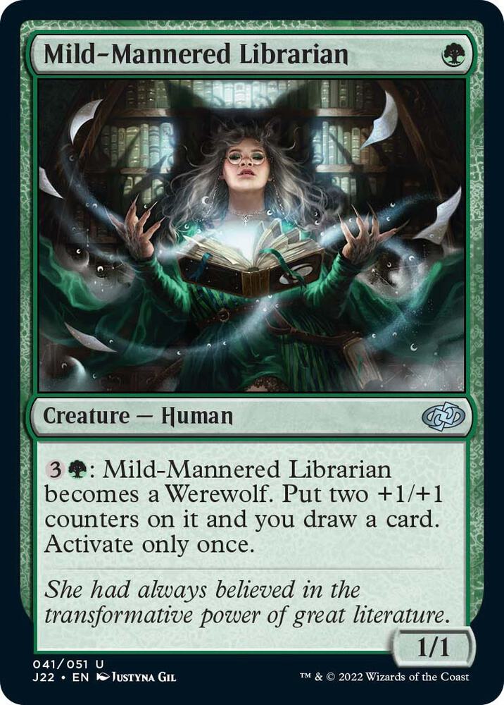Mild-Mannered Librarian - Jumpstart 2022 - Magic: The Gathering