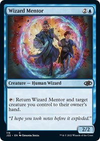 Wizard Mentor - Jumpstart 2022 - Magic: The Gathering card