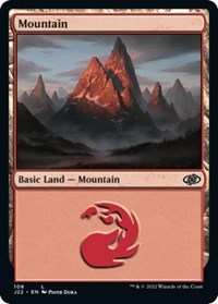 Mountain (108) - Jumpstart 2022 - Magic: The Gathering card